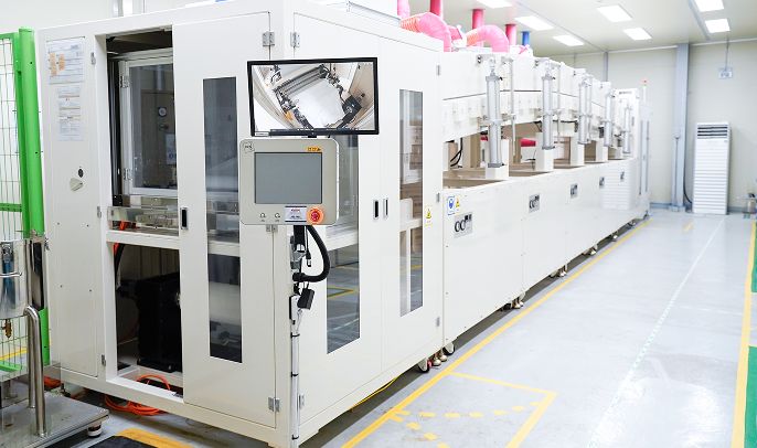 A photo of separators manufacturing facility